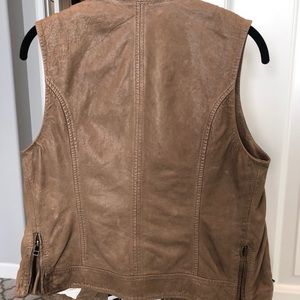 Leather vest